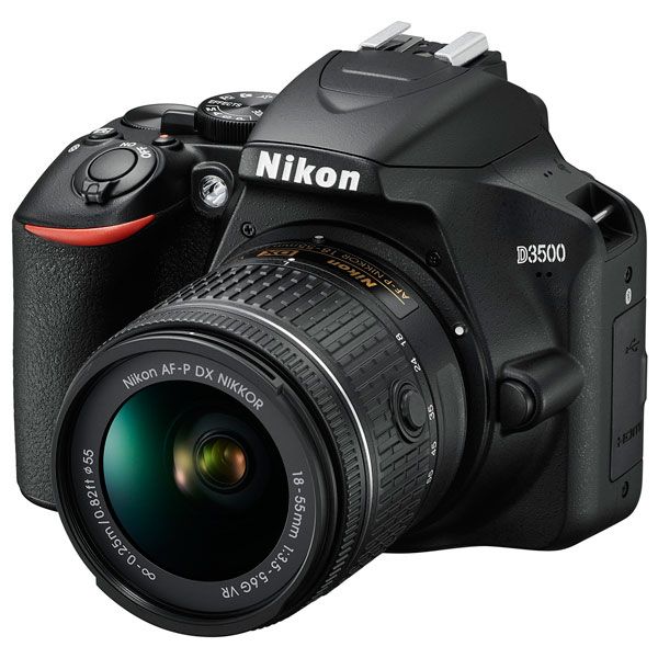 ЦИФРОВОЙ ЗЕРКАЛЬНЫЙ ФОТОАППАРАТ NIKON D3500 KIT 18-55 VR AF-P BLACK