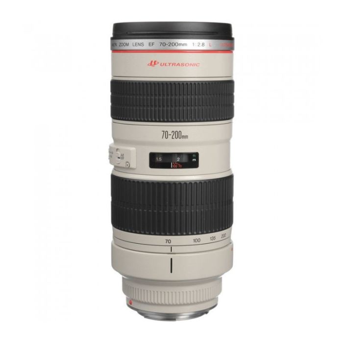 Объектив Canon EF 70-200mm f/2.8L USM, черный/белый